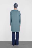 Tesettür giyim LACİVERT KUMAŞ PANTOLON 7585