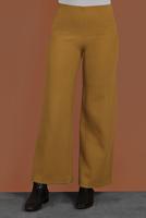 Vêtements hijab ORANGE PANTALON À VOLUME À TAILLE-ÉLASTIQUE 7701 