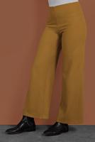 Vêtements hijab ORANGE PANTALON À VOLUME À TAILLE-ÉLASTIQUE 7701 