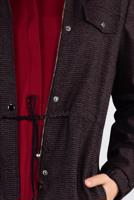 Tesettür giyim MÜRDÜM GİZLİ ÇITÇIT VE FERMUARLI PARDESÜ 1358