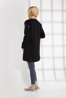 Tesettür giyim SİYAH PAMUKLU PUL DETAYLI EŞOFMAN TUNİK 0302