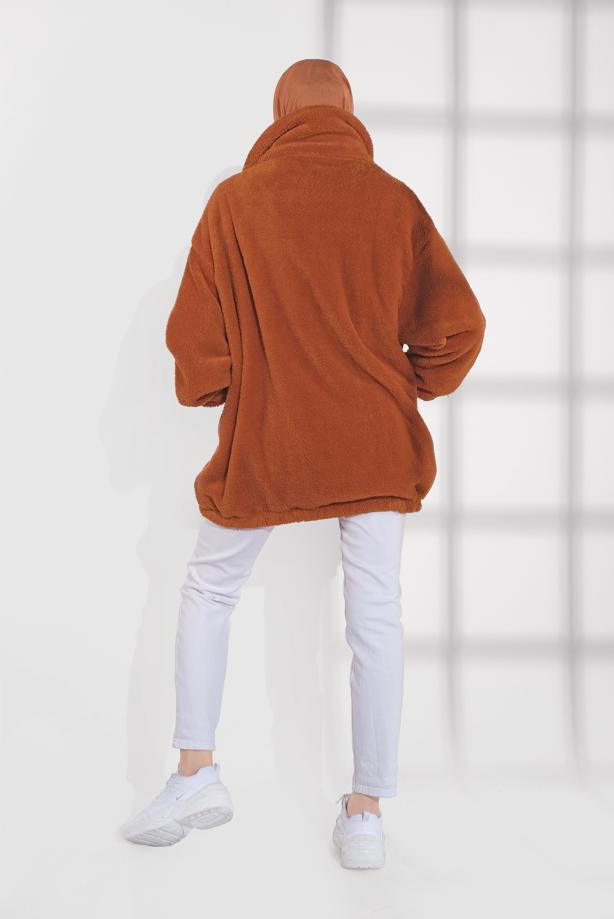 Hijab clothing  SHERPA COTTON JACKET 0502 - TRENDTESETTÜR