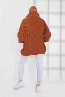 Hijab clothing BROWN SHERPA COTTON JACKET 0502