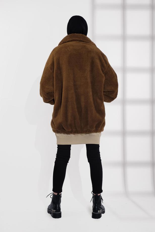 Hijab clothing  SHERPA COTTON JACKET 0502 - TRENDTESETTÜR