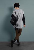 Vêtements hijab GRIS TUNIQUE SPORT À STRASS 647 