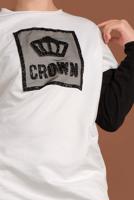 Tesettür giyim EKRU TAŞLI EŞOFMAN TUNİK 647