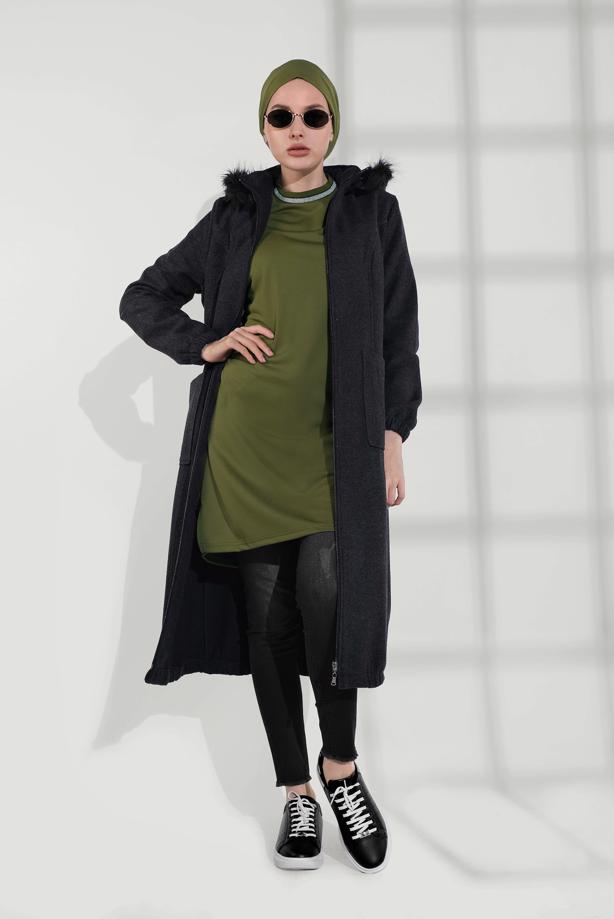 Hijab clothing  SPARKLY CREW-NECK TUNIC 0712 - TRENDTESETTÜR