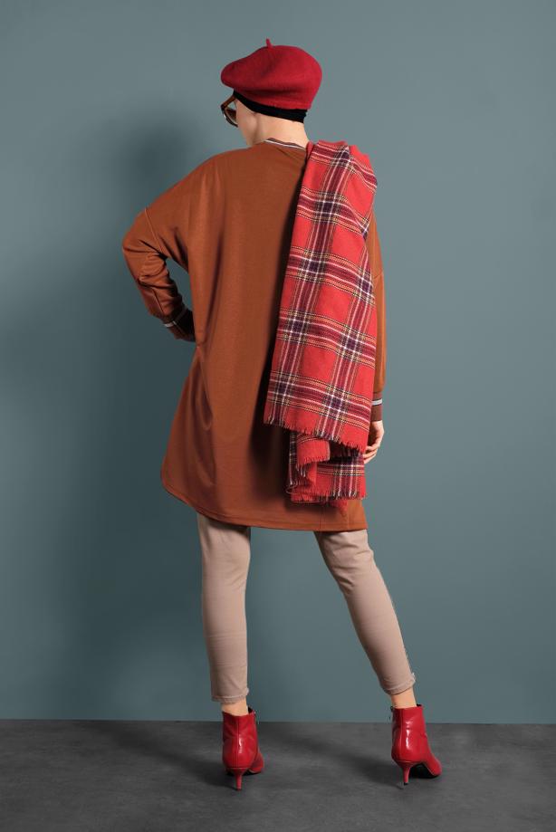 Hijab clothing  SPARKLY CREW-NECK TUNIC 0712 - TRENDTESETTÜR