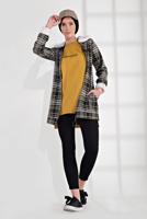 Vêtements hijab ORANGE TUNIQUE EN COTON À IMPRIMÉE 2300 