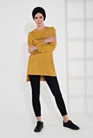 Vêtements hijab ORANGE TUNIQUE EN COTON À IMPRIMÉE 2300 