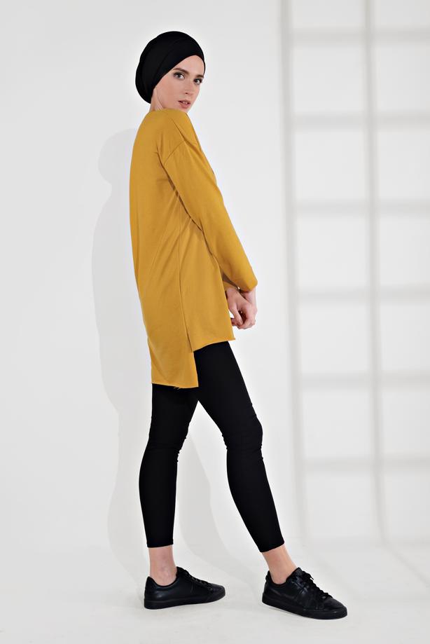 Vêtements hijab  COTTON PRINTED TUNIC 2300  - TRENDTESETTÜR