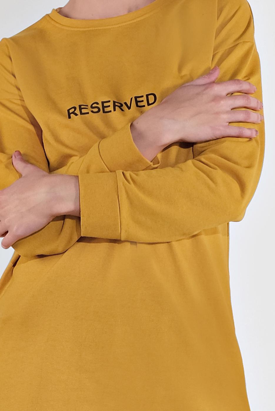 Vêtements hijab ORANGE TUNIQUE EN COTON À IMPRIMÉE 2300 