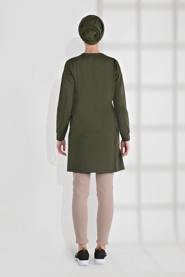 Vêtements hijab  COTTON PRINTED TUNIC 2300  - TRENDTESETTÜR