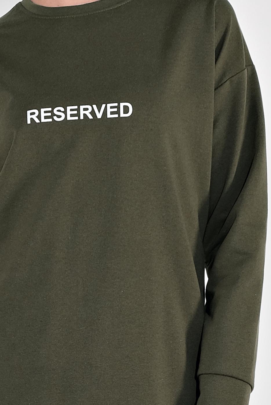 Hijab clothing KHAKI COTTON PRINTED TUNIC 2300 