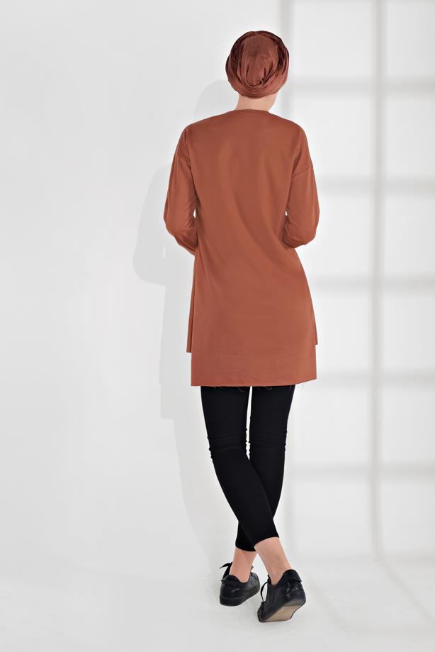 Vêtements hijab  COTTON PRINTED TUNIC 2300  - TRENDTESETTÜR