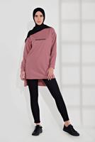 Vêtements hijab ROSE TUNIQUE EN COTON À IMPRIMÉE 2300 