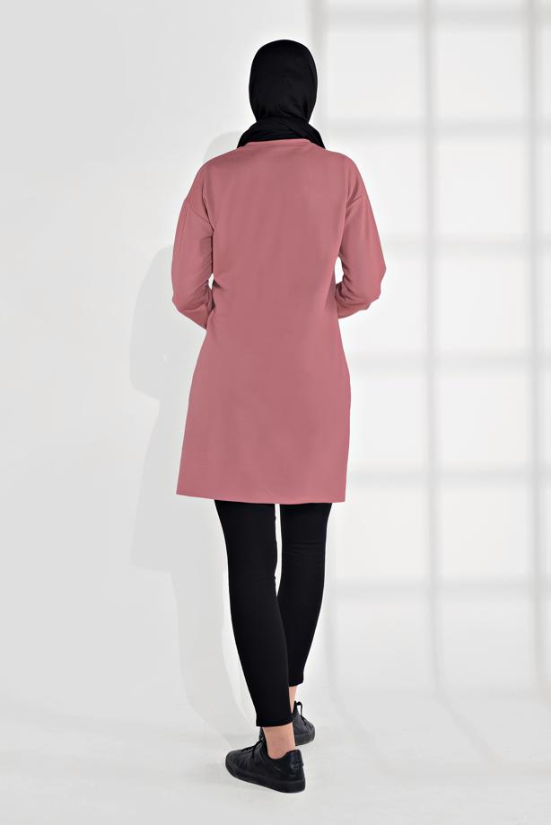 Vêtements hijab  COTTON PRINTED TUNIC 2300  - TRENDTESETTÜR