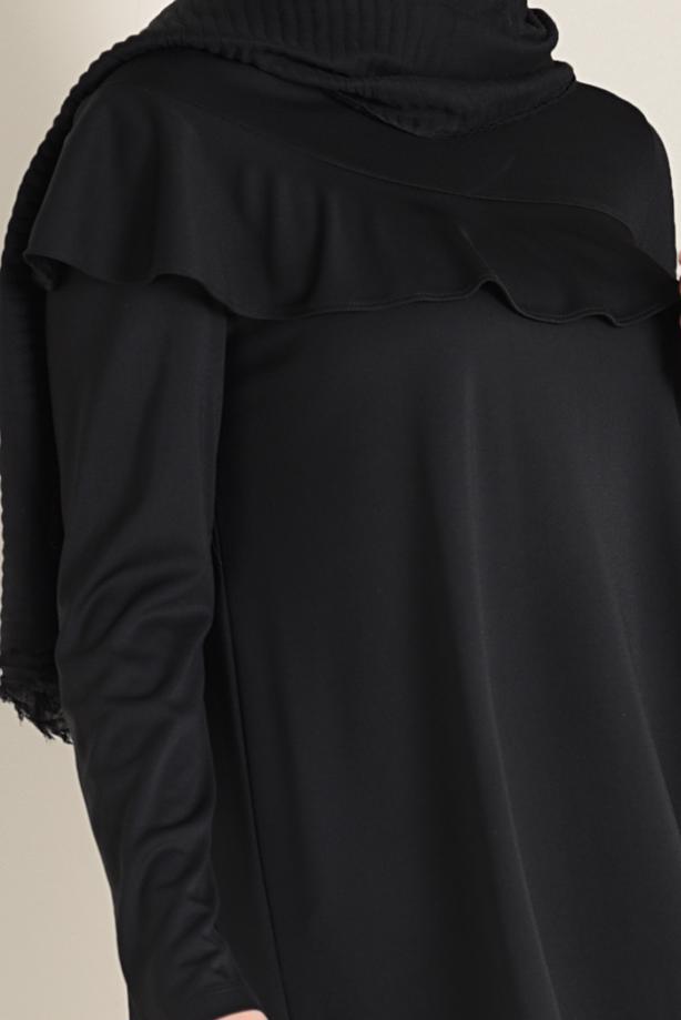 Tesettür giyim  VOLANLI SALAŞ TUNİK 4770  - TRENDTESETTÜR