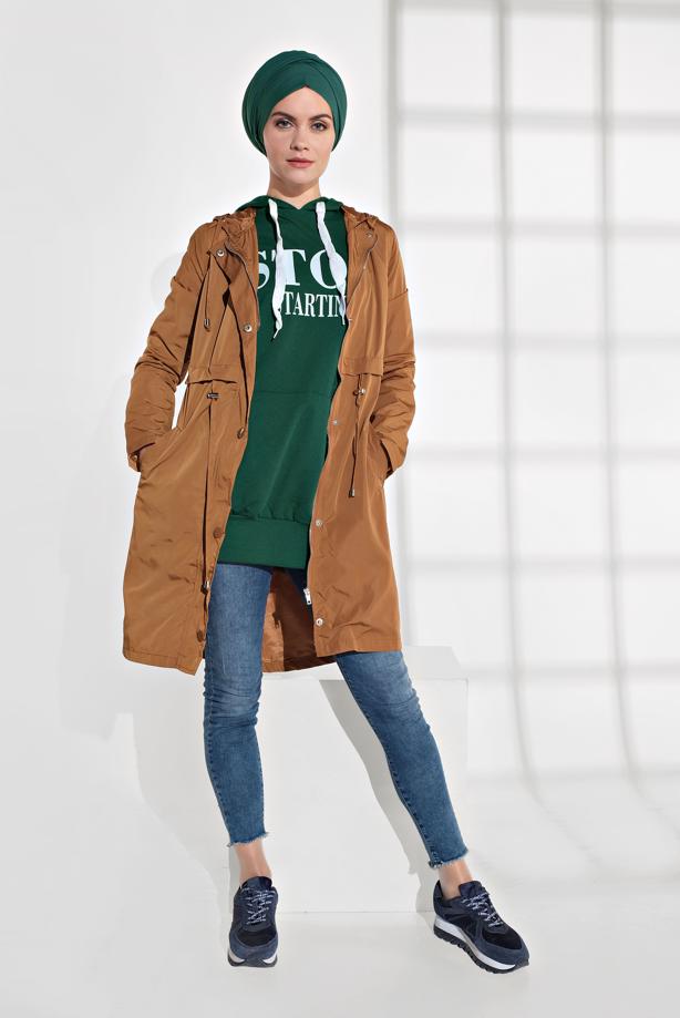 Vêtements hijab  PRINTED SPORT TUNIC 6102  - TRENDTESETTÜR