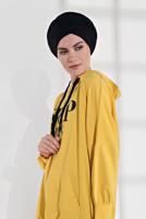 Vêtements hijab JAUNE TUNIQUE EN SPORT À IMPRIMÉE 6102
