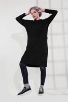 Hijab clothing BLACK COTTON TUNIC 9822
