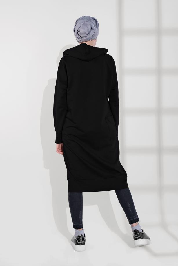 Tesettür giyim  PAMUKLU UZUN TUNİK 9822 - TRENDTESETTÜR