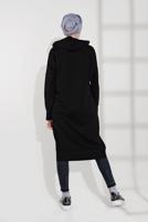 Hijab clothing BLACK COTTON TUNIC 9822
