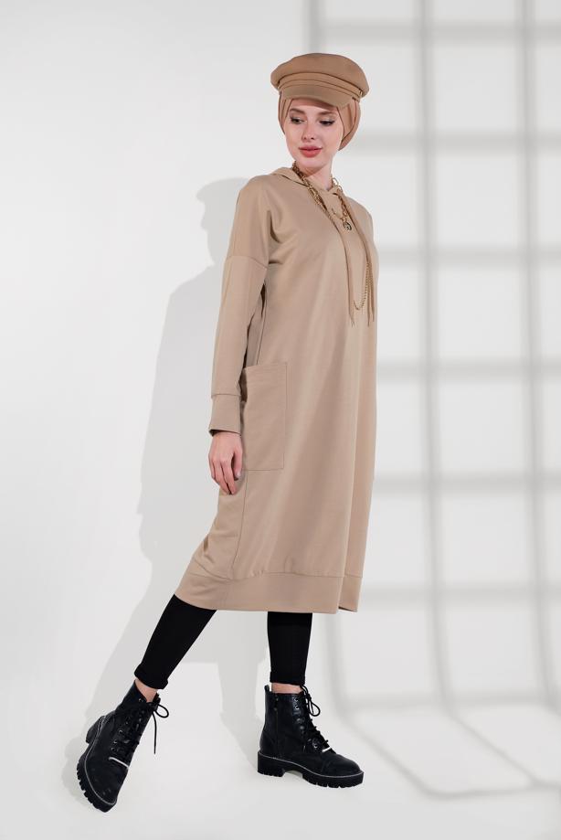 Hijab clothing  COTTON TUNIC 9822  - TRENDTESETTÜR