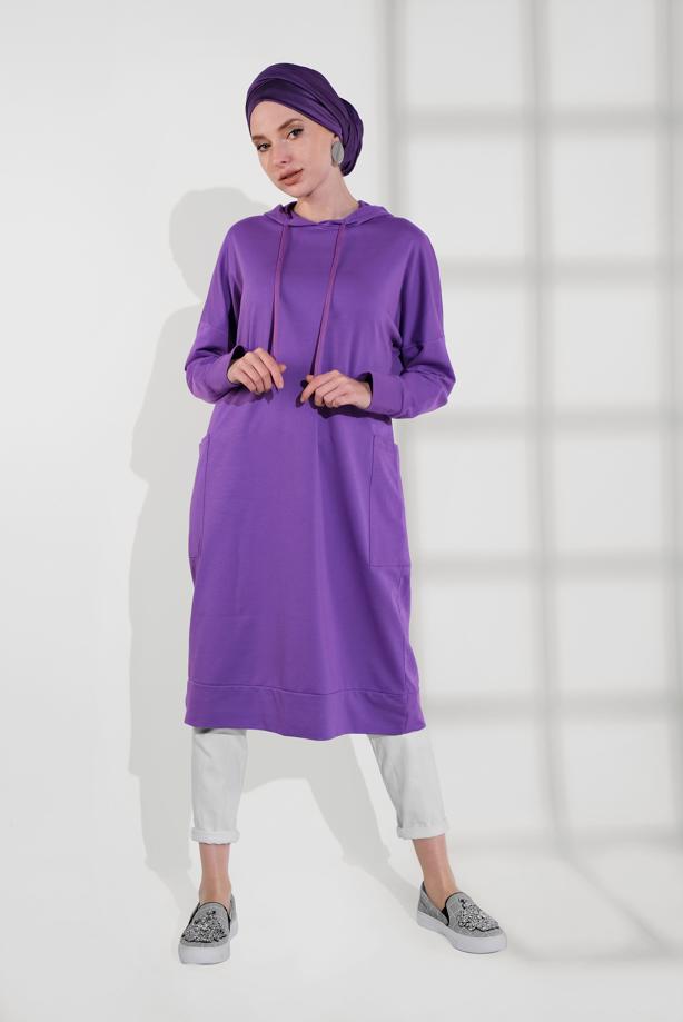 Hijab clothing  COTTON TUNIC 9822  - TRENDTESETTÜR