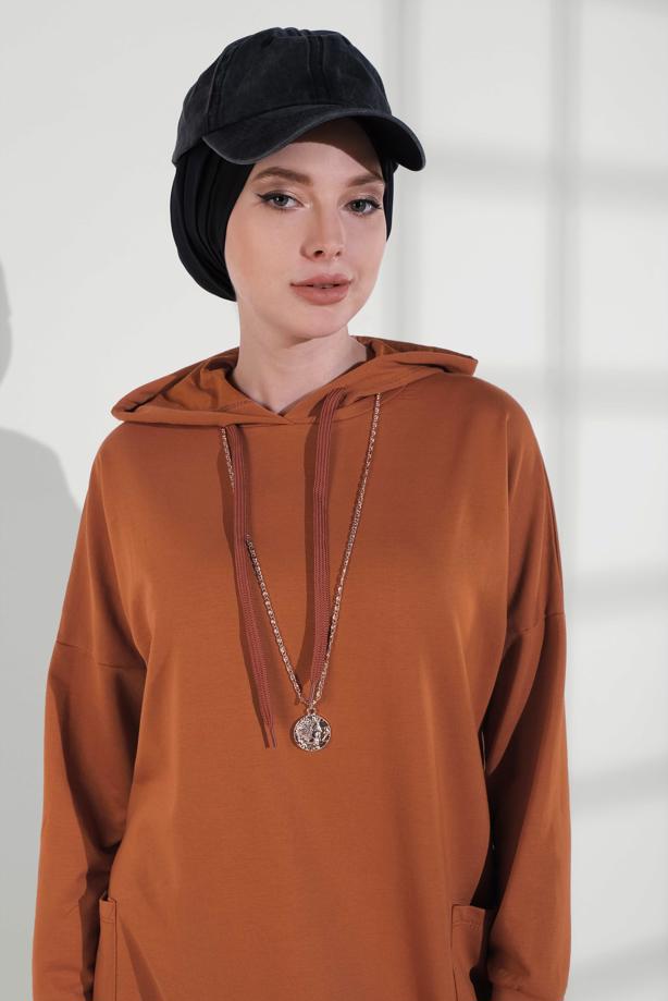 Hijab clothing  COTTON TUNIC 9822  - TRENDTESETTÜR