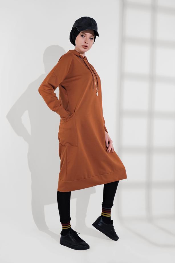 Hijab clothing  COTTON TUNIC 9822  - TRENDTESETTÜR
