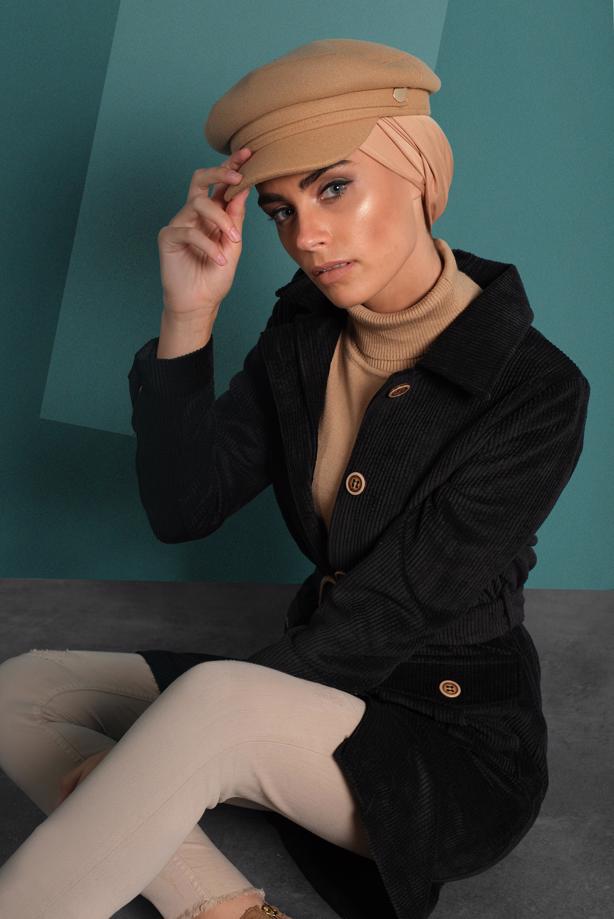 Vêtements hijab  BELTED CORDUROY TRENCH-COAT 1965  - TRENDTESETTÜR