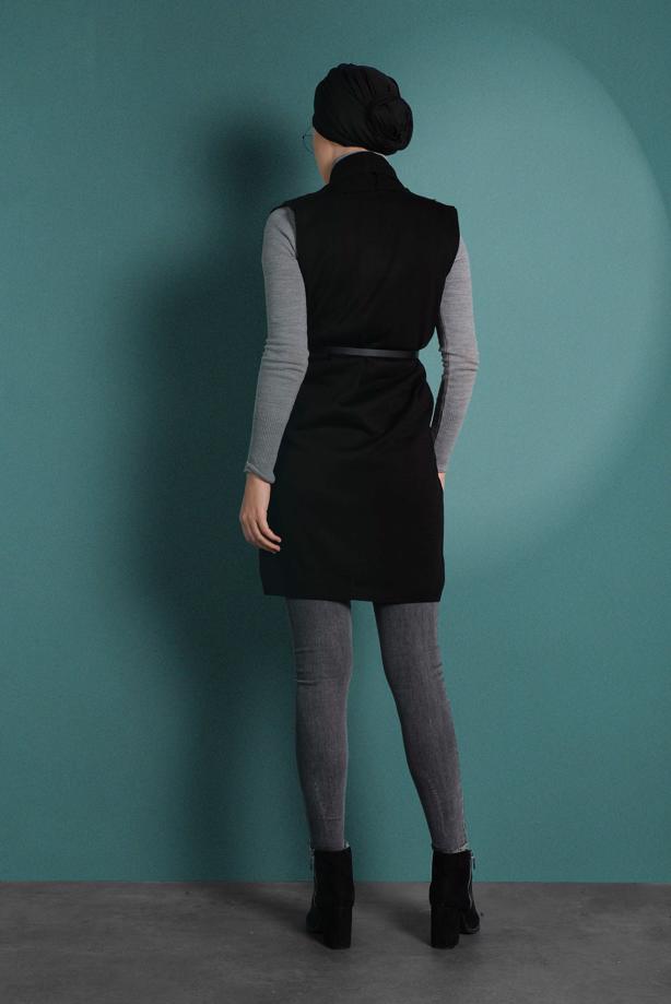 Vêtements hijab  SEQUINED KNIT VEST 06391  - TRENDTESETTÜR