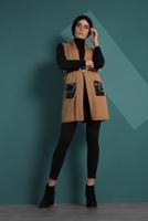 Vêtements hijab BRUN GILET À SEQUINS 06391