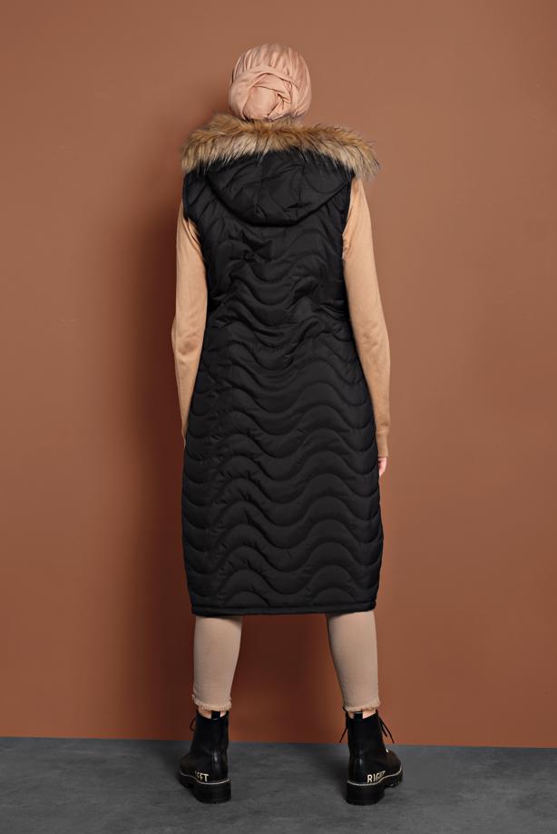 Vêtements hijab  ZIPPED HOODED GILET 2008  - TRENDTESETTÜR