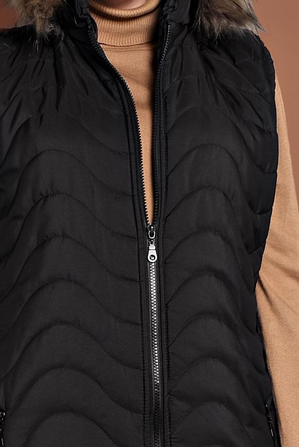 Vêtements hijab  ZIPPED HOODED GILET 2008  - TRENDTESETTÜR