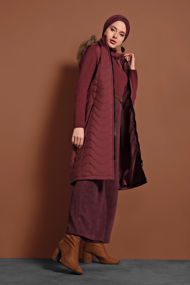 Vêtements hijab  ZIPPED HOODED GILET 2008  - TRENDTESETTÜR
