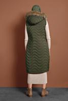 Vêtements hijab KAKI DOUDOUNE ZIPPÉ À CAPUCHE 2008 