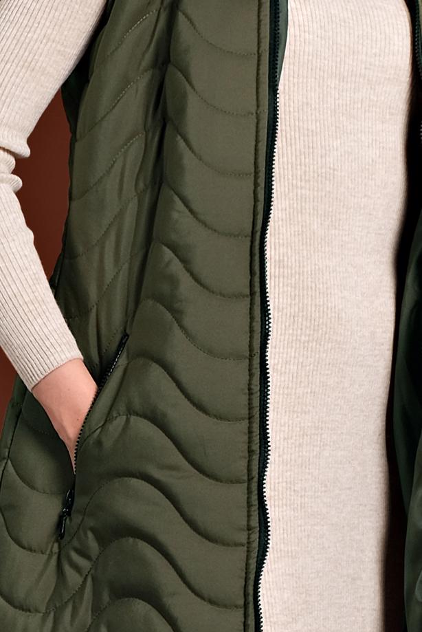 Vêtements hijab  ZIPPED HOODED GILET 2008  - TRENDTESETTÜR