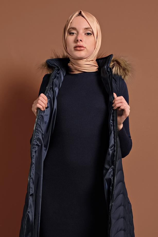 Vêtements hijab  ZIPPED HOODED GILET 2008  - TRENDTESETTÜR