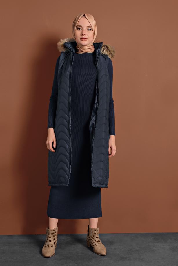 Vêtements hijab  ZIPPED HOODED GILET 2008  - TRENDTESETTÜR