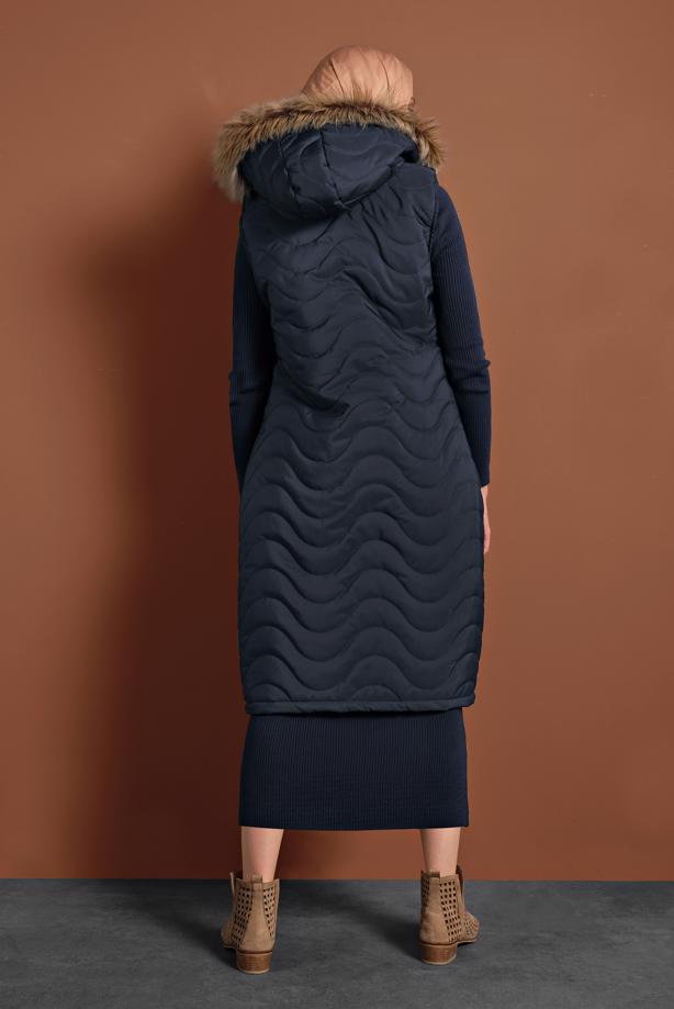 Vêtements hijab  ZIPPED HOODED GILET 2008  - TRENDTESETTÜR