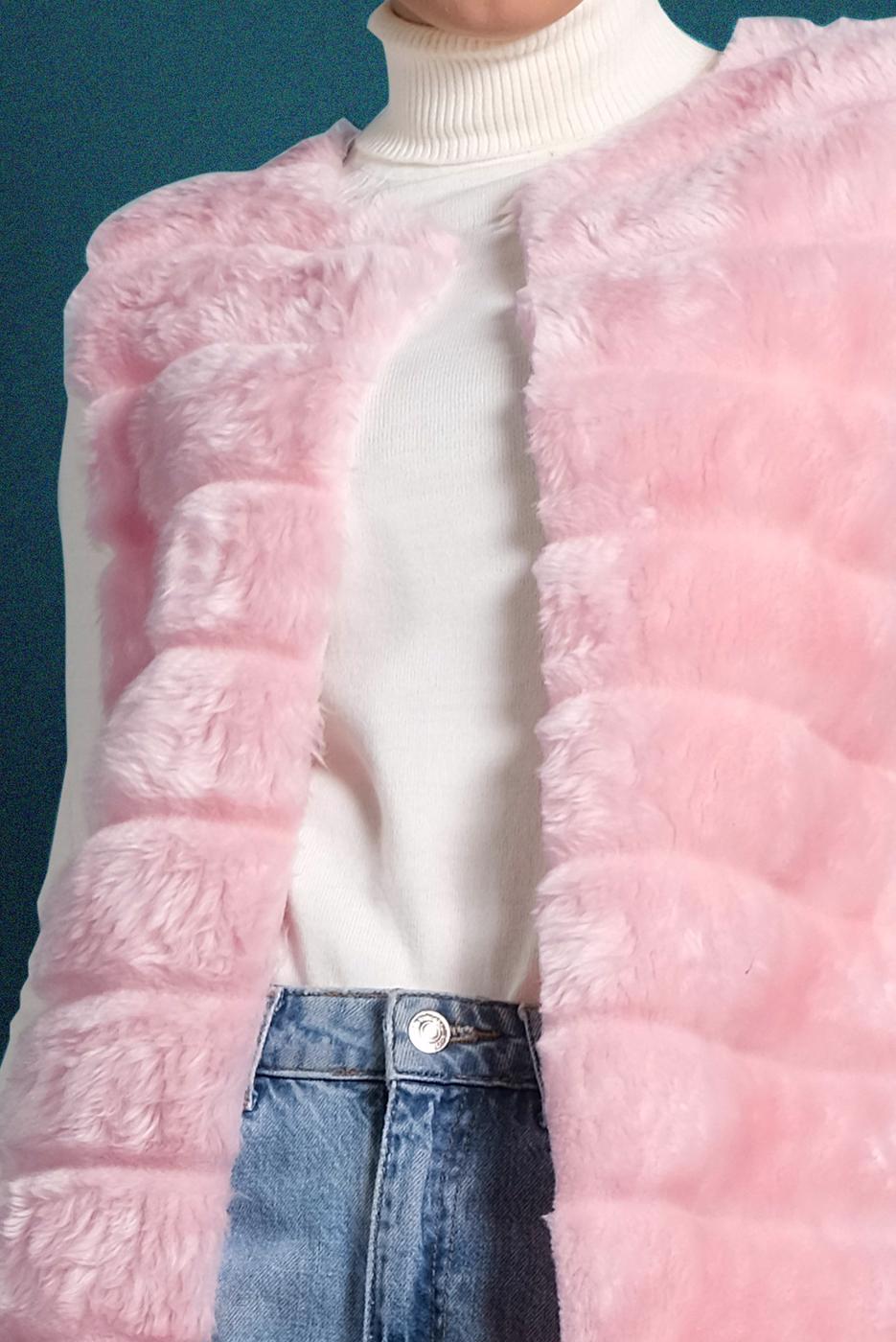 Vêtements hijab POUDRE GILET EN COTON 2113 