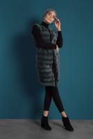 Vêtements hijab GRIS GILET EN COTON 2113 