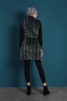 Vêtements hijab GRIS GILET EN COTON 2113 