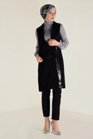 Vêtements hijab NOIR GILET À SEQUINS 4299 