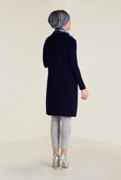 Vêtements hijab BLEU MARINE GILET À SEQUINS 4299 