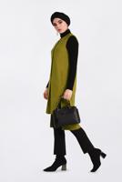 Vêtements hijab VERT GILET À ŒILLETS 4740 