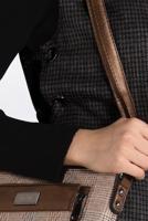 Tesettür giyim SİYAH ALVİNA YANDAN BAĞCIKLI KUŞGÖZLÜ YELEK 4809