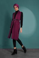 Vêtements hijab FUCHSIA GILET À CÔTELÉ 5331 